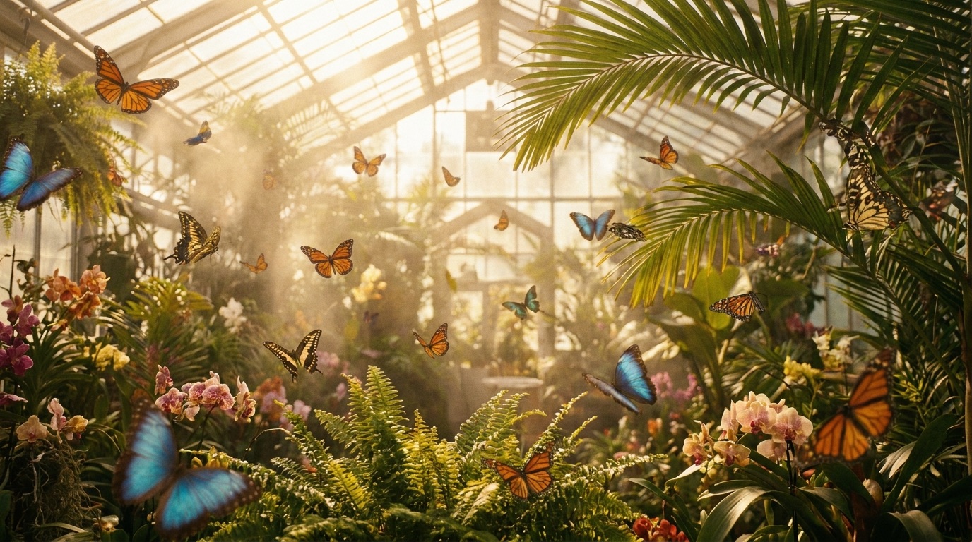 A butterfly conservatory